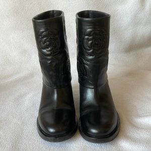 Chanel Black short boots